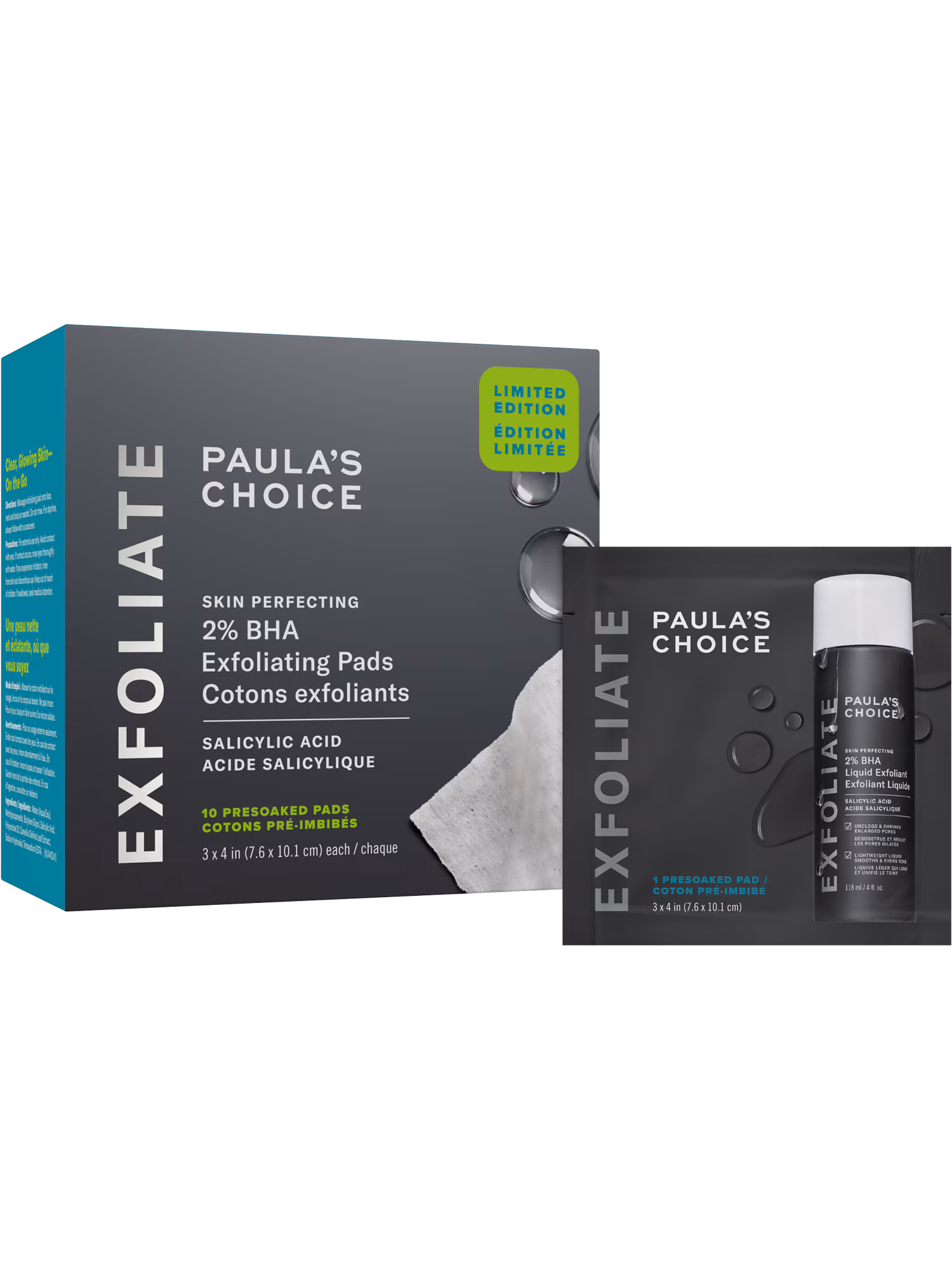 2% BHA Exfoliating Toner Pads